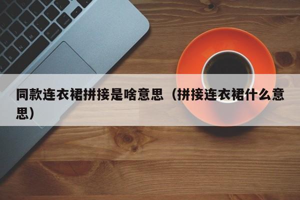 同款连衣裙拼接是啥意思（拼接连衣裙什么意思）
